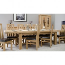 Bordeaux Extra Large Grand Extending Table And Twelve Chairs